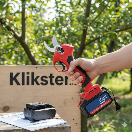 ELEKTRIČNE MAKAZE ZA OREZIVANJE VOĆA 21V + DVE BATERIJE